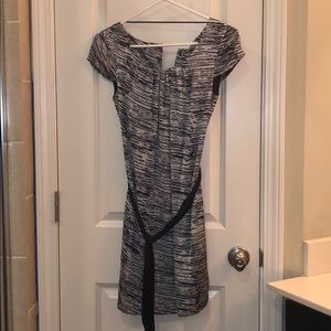 Zebra print cocktail dress